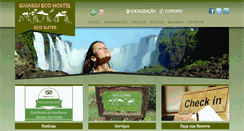 Desktop Screenshot of iguassuecohostel.com